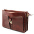 Assisi - Leather briefcase 3 compartments
